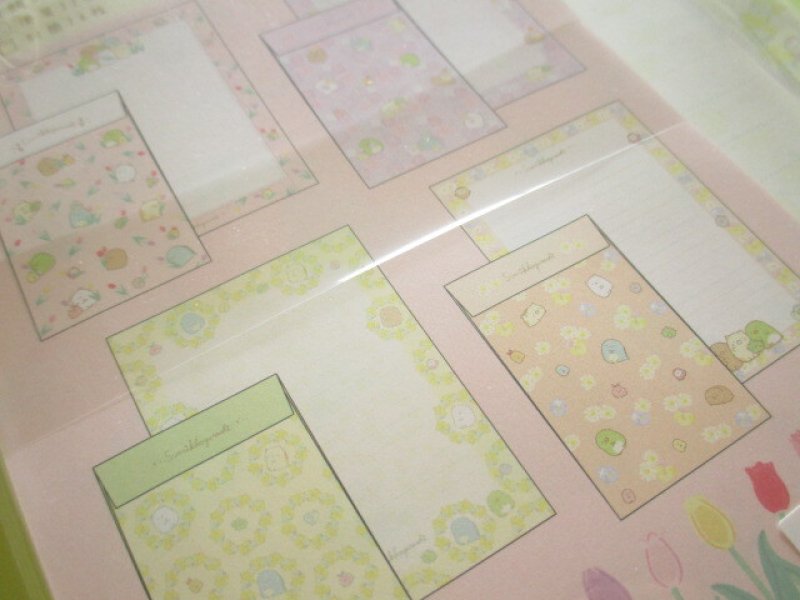 Photo3: Kawaii Cute Regular Letter Set San-x Sumikkogurashi *Weeds and fairy flower garden (LH78102)