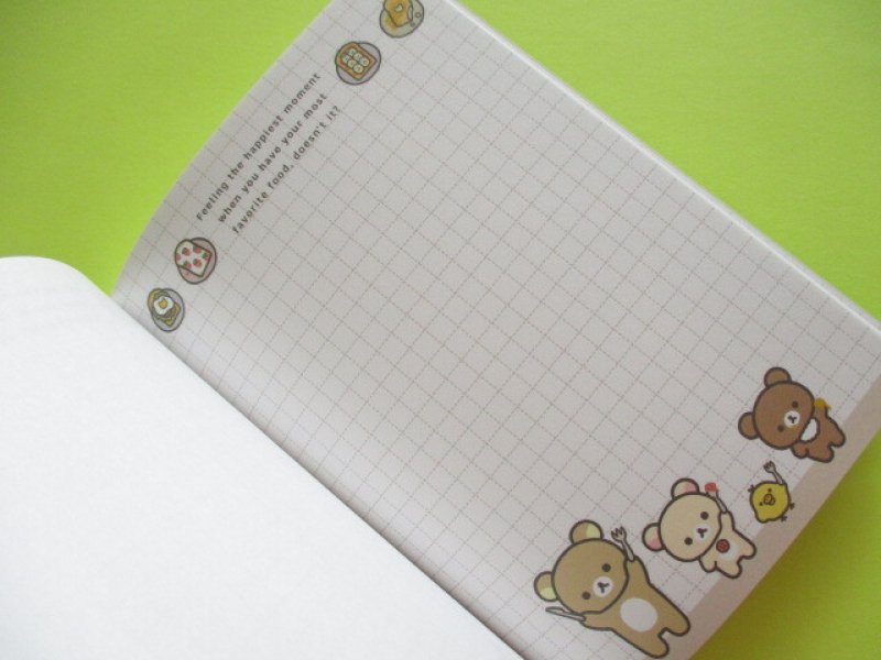 Photo3: Kawaii Cute Large Memo Pad Rilakkuma San-x *New Basic Design Vo.2 (MH14901)