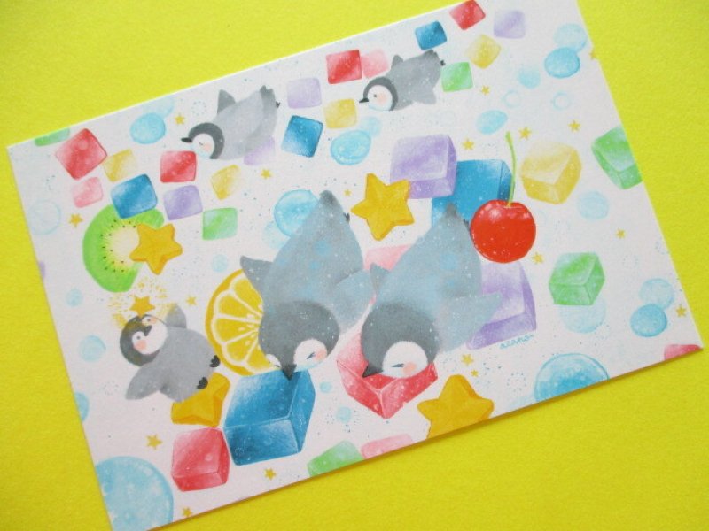 Photo1: Cute Postcard Clothes Pin *カラフルゼリーの海 (PC-16206)