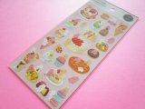 Photo: Kawaii Cute Design Stickers Sheet Gaia *Animal in Food (466636-2)