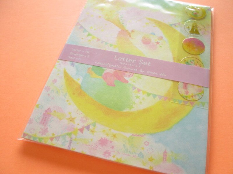 Photo1: Kawaii Cute Letter Set 吉田麻乃 (Asano Yoshida) Clothes Pin *ゆめいろパンダ (LS-13904) (1)