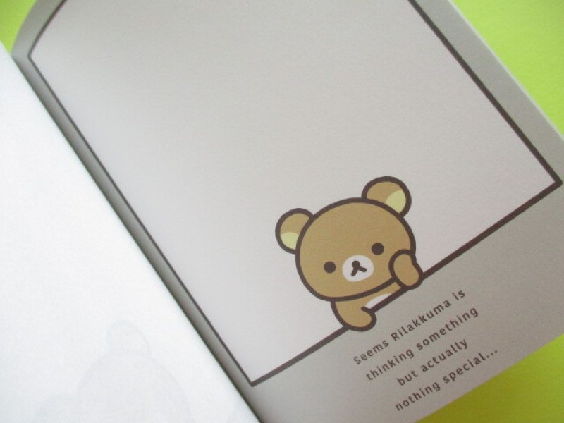 Photo2: Kawaii Cute Large Memo Pad Rilakkuma San-x *New Basic Design Vo.2 (MH14901)