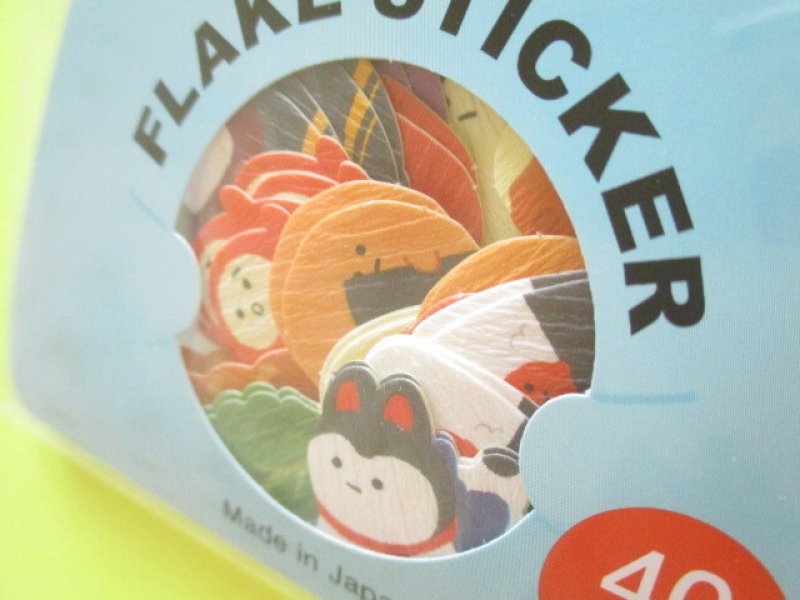 Photo1: Kawaii Cute Sticker Flakes Sack Gaia *Mt Fuji (466269-2)