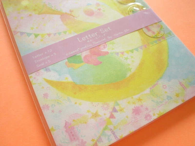 Photo2: Kawaii Cute Letter Set 吉田麻乃 (Asano Yoshida) Clothes Pin *ゆめいろパンダ (LS-13904)