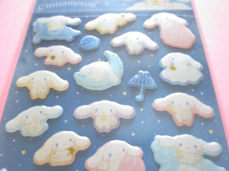 Photo1: Kawaii Cute Puffy Stickers Sheet Sanrio *Cinnamoroll (409708)