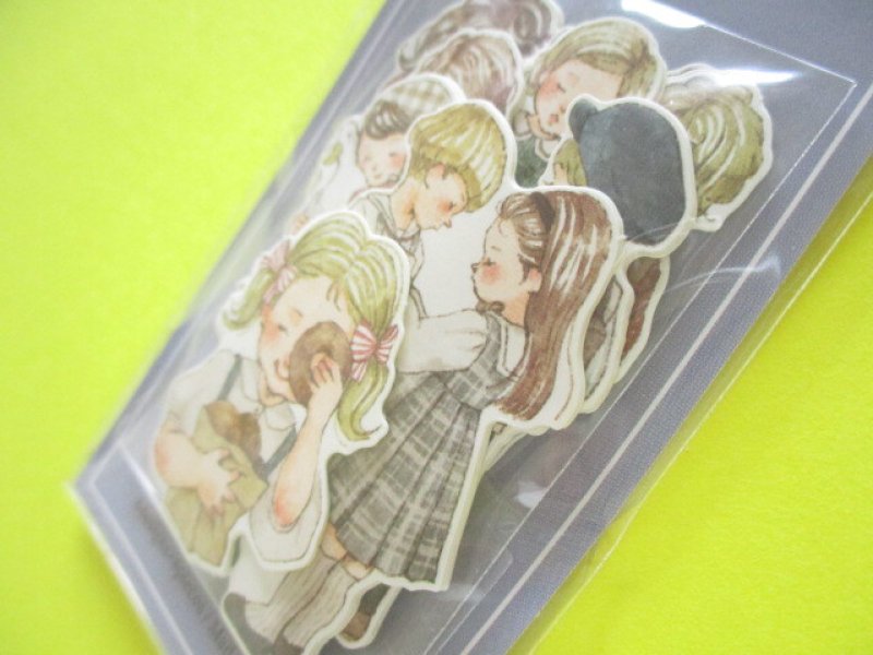 Photo1: Kawaii Cute Enchant Flake Stickers Sack Gaia *Chum (467656)