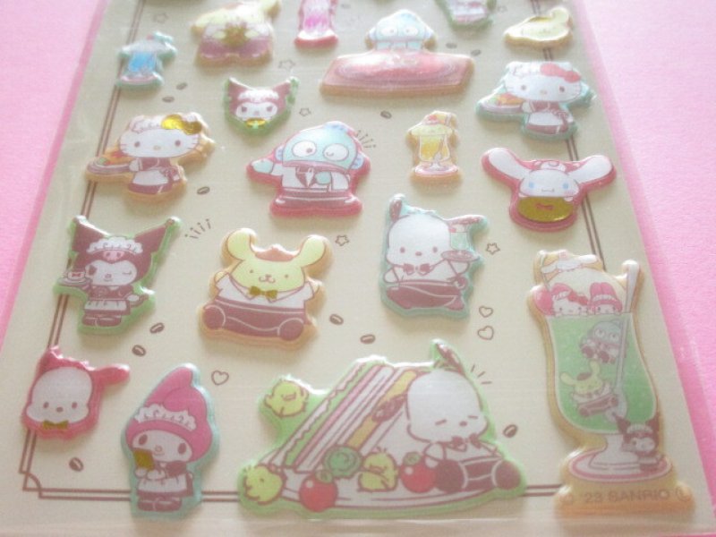 Photo2: Kawaii Cute Puffy Stickers Sheet Sanrio *Sanrio Characters (409753)