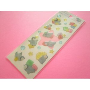 Photo: Kawaii Cute Drop Stickers Sheet 吉田麻乃 (Asano Yoshida) Clothes Pin *カラフルゼリーの海 (US-16172)