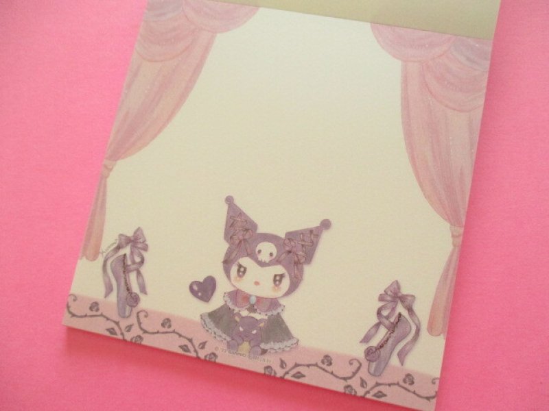 Photo3: Kawaii Cute Medium Memo Pad Kuromi × たけいみき (Takei Miki) Sanrio *Dark Feminine (MM-15637)