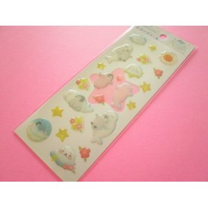 Photo: Kawaii Cute Drop Stickers Sheet 吉田麻乃 (Asano Yoshida) Clothes Pin *アザラシのゆめみごこち (US-16174)