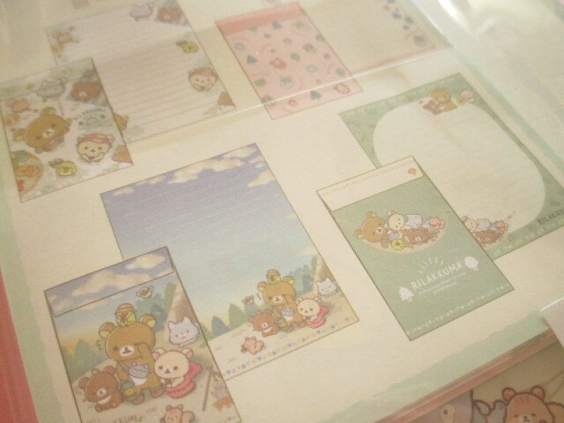 Photo3: Kawaii Cute Regular Letter Set Rilakkuma San-x *Komorebi Camp (LH78302)