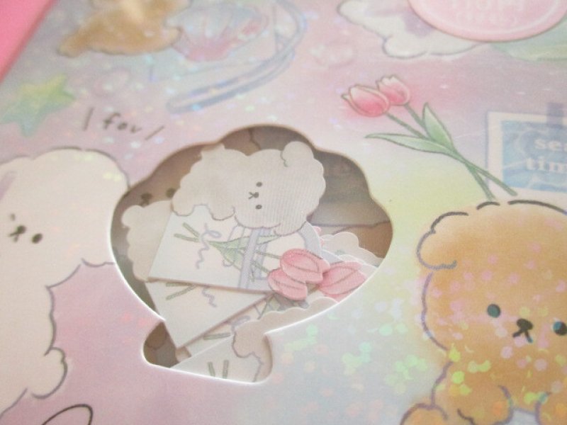 Photo1: Kawaii Cute Sticker Flakes Sack Crux *Mermaid Room (116663)