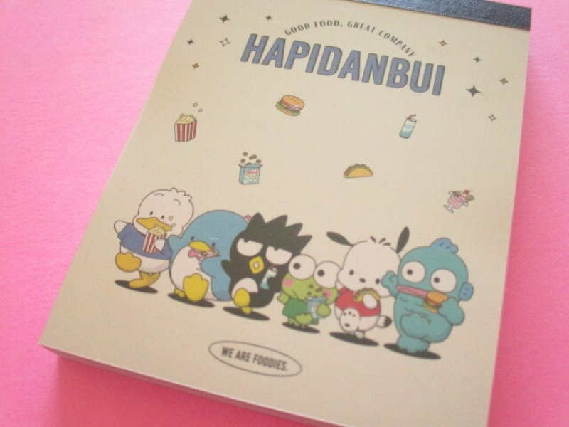 Photo1: Kawaii Cute Mini  Memo Pad Sanrio *Hapidanbui (HV) (1)
