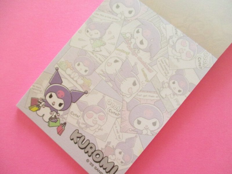 Photo2: Kawaii Cute Mini Memo Pad Sanrio *Kuromi (Comic)