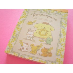 Photo: Kawaii Cute Mini  Memo Pad Sanrio *POMPOMPURIN (Mimosa Wreath)
