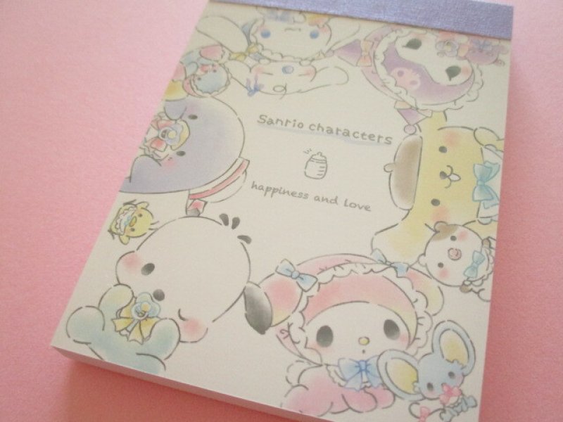 Photo1: Kawaii Cute Mini Memo Pad Sanrio Characters Crux *Baby (116344) (1)