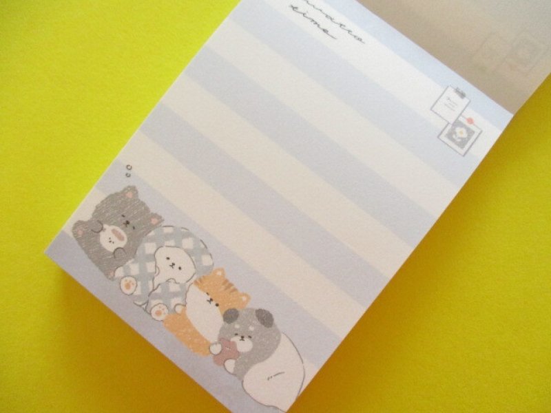 Photo1: Kawaii Cute Mini Memo Pad Fuwatto Time Crux *Animal (116701)