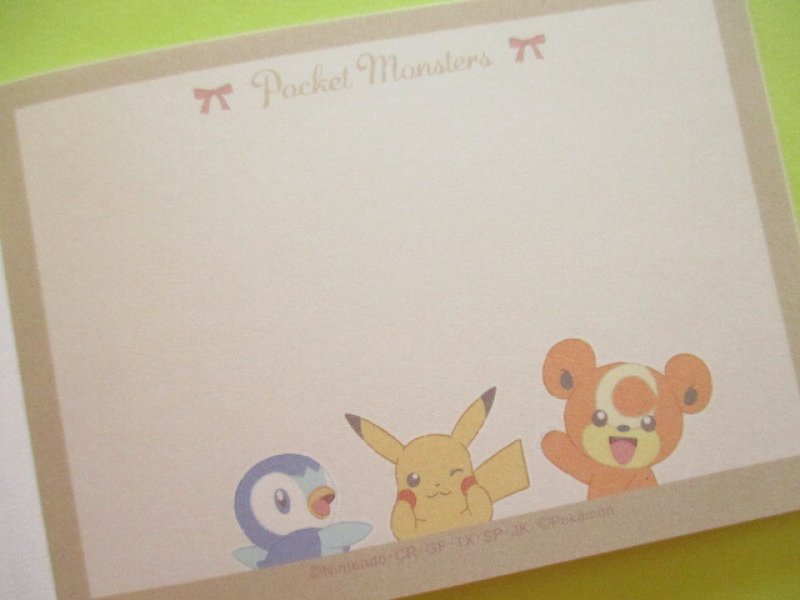 Photo2: Kawaii Cute Mini Memo Pad Pokémon Kamio Japan *Set (302757)