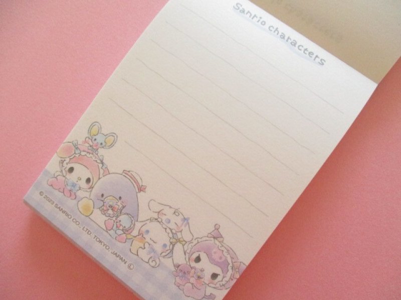 Photo1: Kawaii Cute Mini Memo Pad Sanrio Characters Crux *Baby (116344)