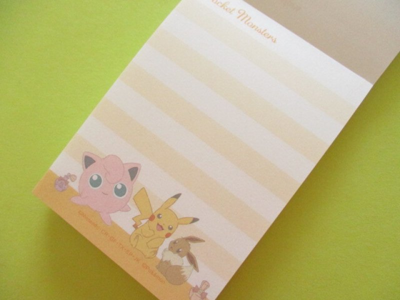 Photo1: Kawaii Cute Mini Memo Pad Pokémon Kamio Japan *Set (302757)
