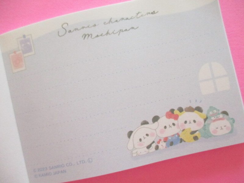 Photo2: Kawaii Cute Mini Memo Pad Mochi Mochi Panda Kamio Japan *Sanrio Characters Pink (212995)