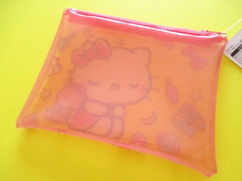 Photo3: Kawaii Cute Mini Flat Vinyl Pouch Hello Kitty Sanrio *Sleepy (118568)