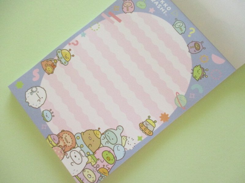 Photo2: Kawaii Cute Large Memo Pad Sumikkogurashi San-x *Mysterious Friends (MH15502)