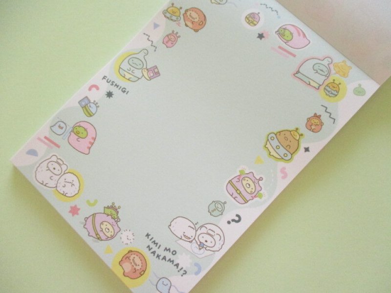 Photo2: Kawaii Cute Large Memo Pad Sumikkogurashi San-x *Mysterious Friends (MH15501)