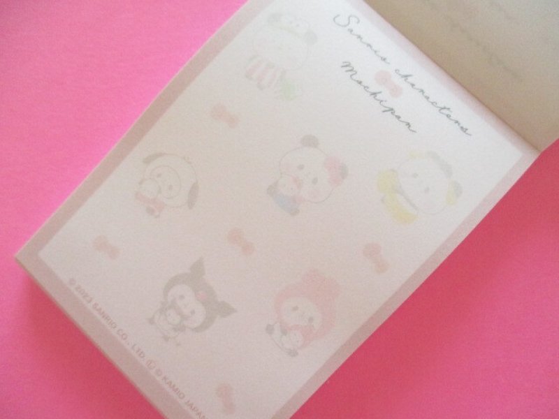 Photo1: Kawaii Cute Mini Memo Pad Mochi Mochi Panda Kamio Japan *Sanrio Characters Pink (212995)