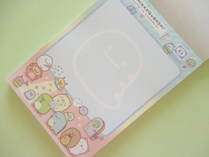 Photo1: Kawaii Cute Large Memo Pad Sumikkogurashi San-x *Mysterious Friends (MH15502)