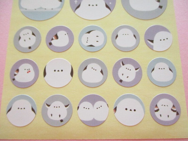 Photo3: Kawaii Cute Masking Die Cut Seals Set Kyowa *もふもふばーど (62-D83)