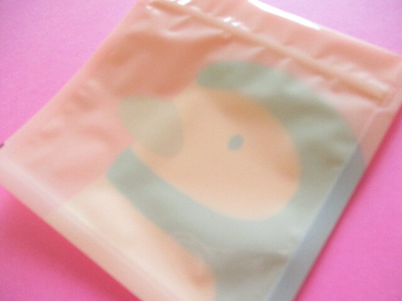 Photo3: Kawaii Cute A8 size Zipper Bags Set Kohem *Penguin (HJA8-07)