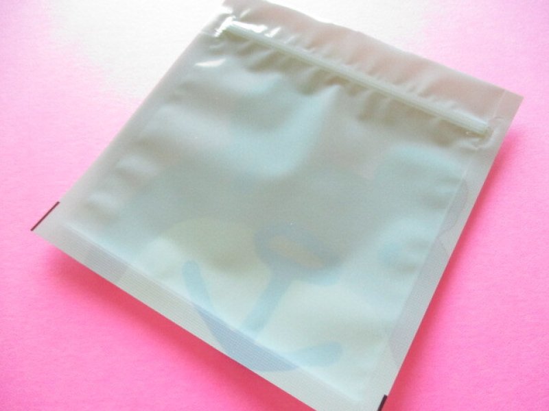 Photo3: Kawaii Cute A8 size Zipper Bags Set Kohem *Bear (HJA8-01)