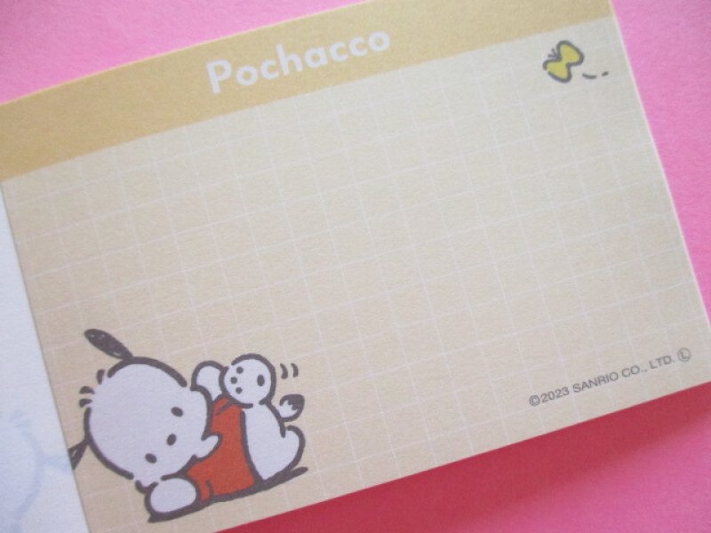 Photo2: Kawaii Cute Pochacco Mini Memo Pad Sanrio *おしり (117597) 