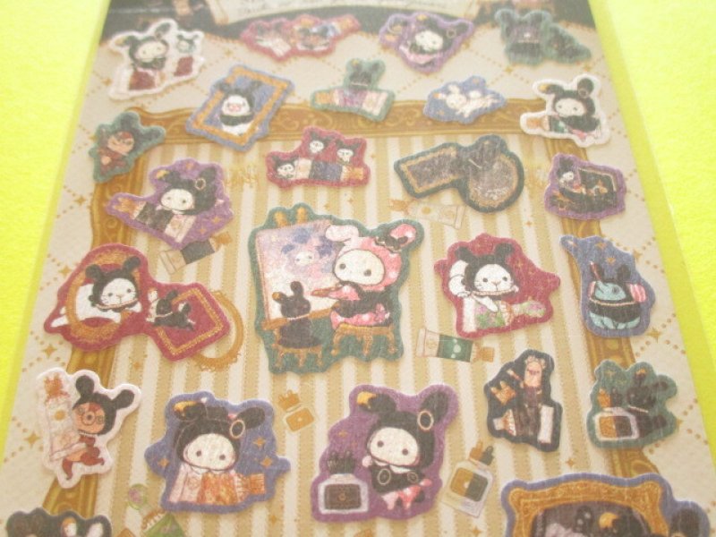 Photo1: Kawaii Cute Stickers Sheet Sentimental Circus San-x *Recollection Rabbit & A New Moon Museum (SE58501)