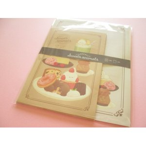 Photo: Kawaii Cute Letter Set Kyowa *Sweets Animals (42-168-1)