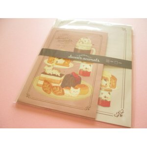 Photo: Kawaii Cute Letter Set Kyowa *Sweets Animals (42-168-2)