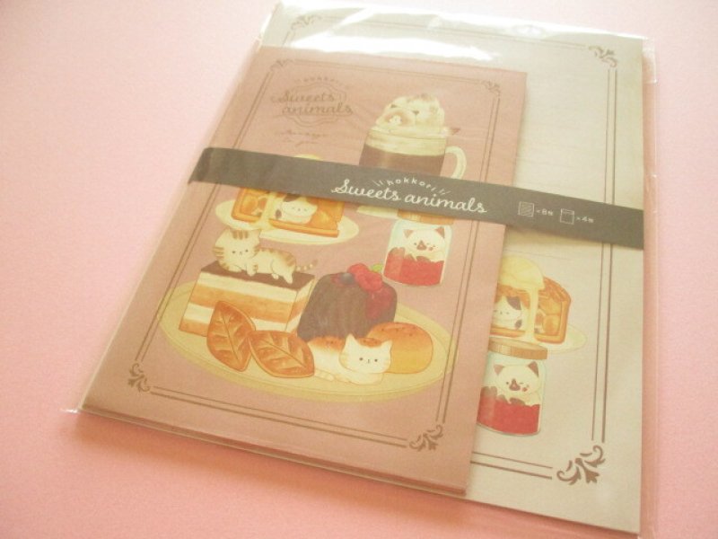 Photo1: Kawaii Cute Letter Set Kyowa *Sweets Animals (42-168-2) (1)