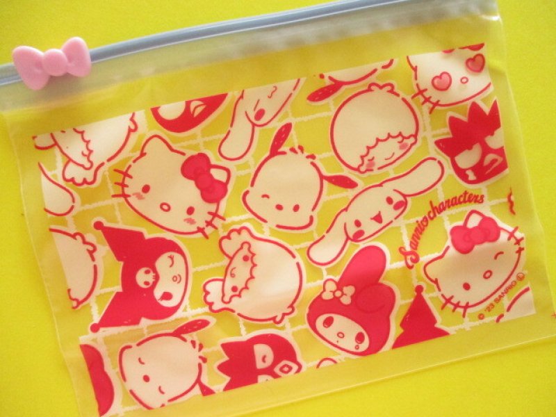 Photo2: 3 pcs Kawaii Cute S Size Sanrio Characters Ribbon Slider Bags Set (36242)