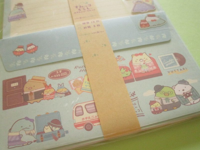 Photo2: Kawaii Cute Regular Letter Set San-x Sumikkogurashi *Hotel New Sumikko (LH79301)