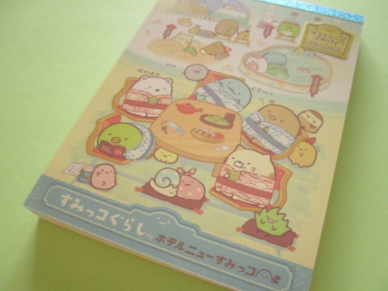Photo1: Kawaii Cute Large Memo Pad Sumikkogurashi San-x *Hotel New Sumikko (MH17902) (1)