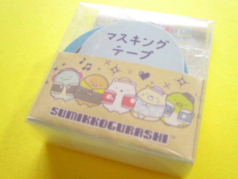 Photo1: Kawaii Cute Mini Masking Tape/Deco Tape Sticker San-x *Sumikkogurashi (SE59205) (1)