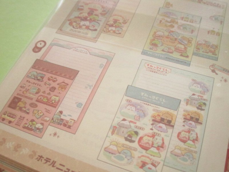 Photo3: Kawaii Cute Regular Letter Set San-x Sumikkogurashi *Hotel New Sumikko (LH79201)