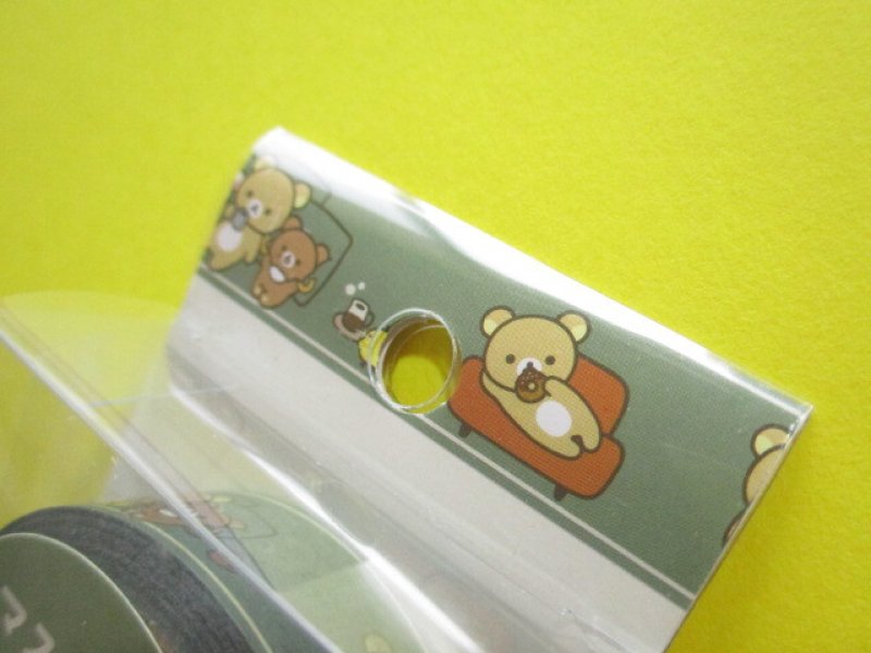 Photo2: Kawaii Cute Mini Masking Tape/Deco Tape Sticker San-x *Rilakkuma (SE59202)