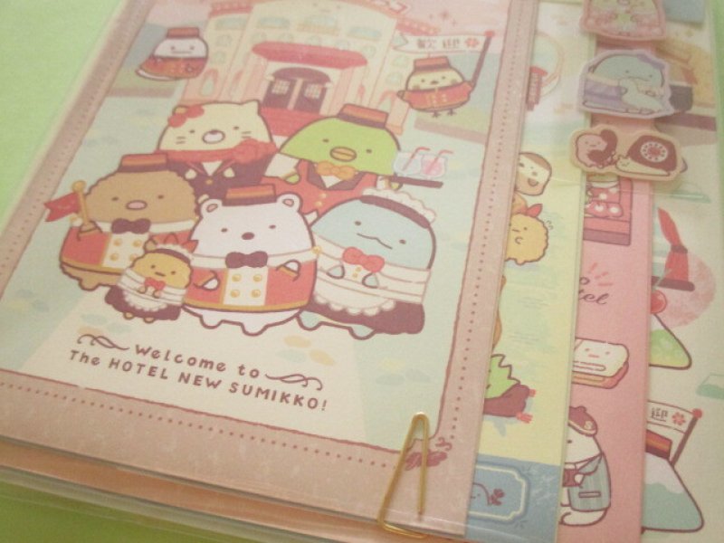 Photo2: Kawaii Cute Regular Letter Set San-x Sumikkogurashi *Hotel New Sumikko (LH79201)