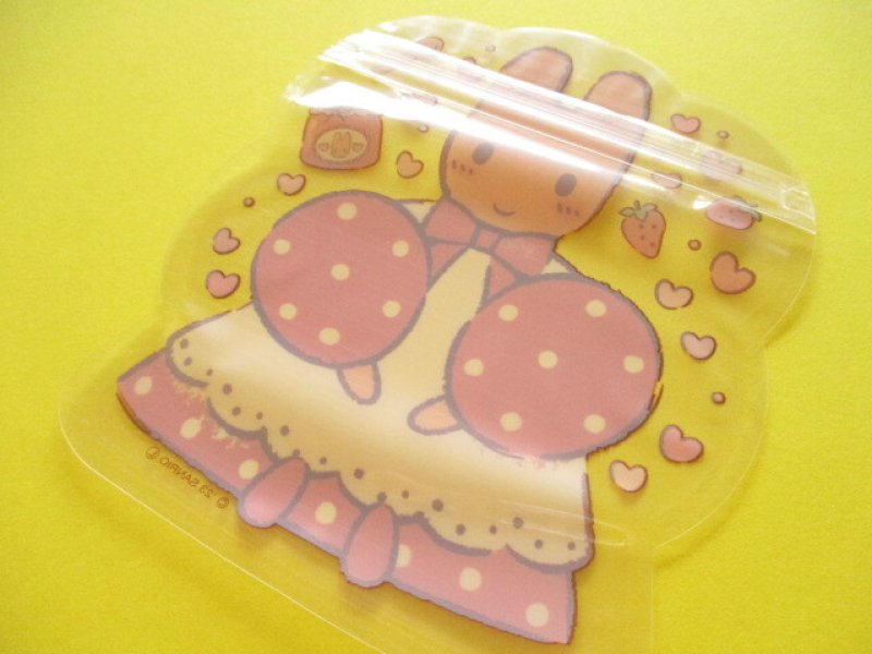 Photo3: Kawaii Cute Die-Cut Zipper Bags Set Sanrio *Marron Cream (DZB-MA)