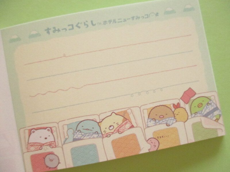 Photo2: Kawaii Cute Mini Memo Pad Sumikkogurashi San-x *Hotel New Sumikko (MH18001-1)