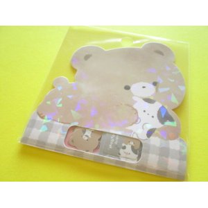 Photo: Kawaii Cute Sticker Flakes Sack Q-LiA *Mugyutto! Friends / Bear (81042)