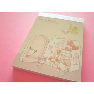 Photo: Kawaii Cute Hello Kitty 50th Anniversary Mini Memo Pad Sanrio Characters CUTE MODEL *Miniature Garden Room (303560)