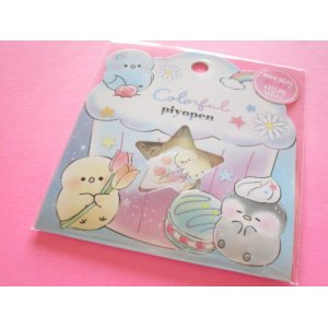 Photo: Kawaii Cute Sticker Flakes Sack Crux *Colorful Piyopen (120019)